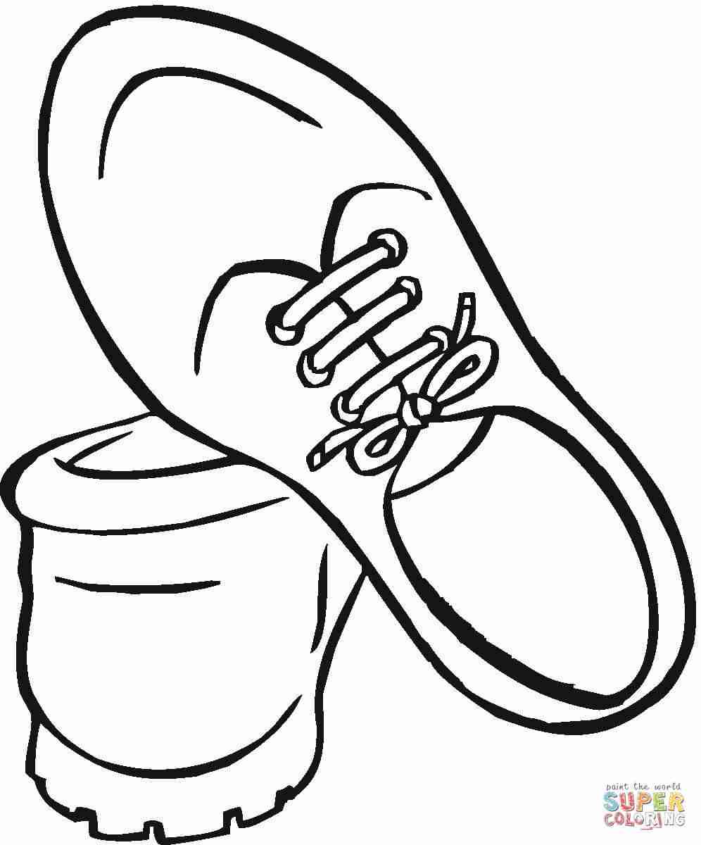 996x1200 Shoes Coloring Page Free Printable Pages Kids Basketball Ballerina