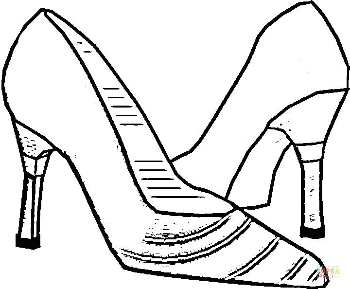 720x594 Coloring Page Shoes Coloring Pages Shoes With Coloring Pages Shoes