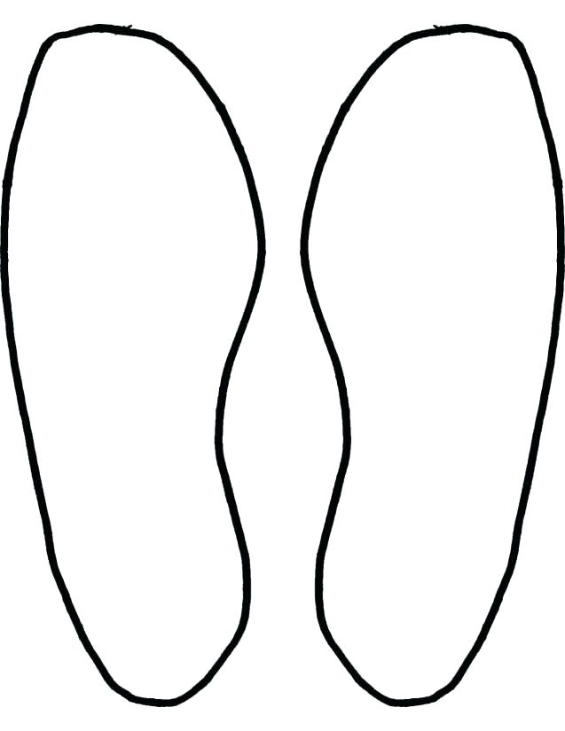637x825 Footprint Coloring Page Free Printable Coloring Pages Footprint