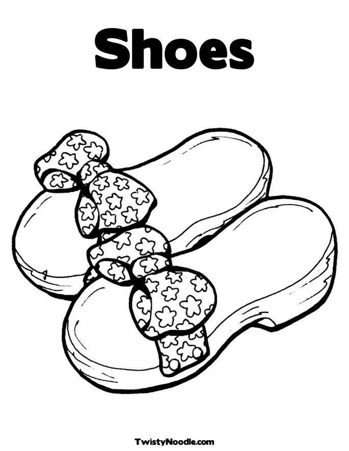 685x886 Shoes Coloring Pages