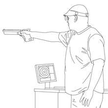 Shooting Coloring Pages 220x220 Shooting Coloring Pages
