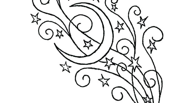 Stars Coloring Page Cliptext.co 585x329 Stars Coloring Page Cliptext.co