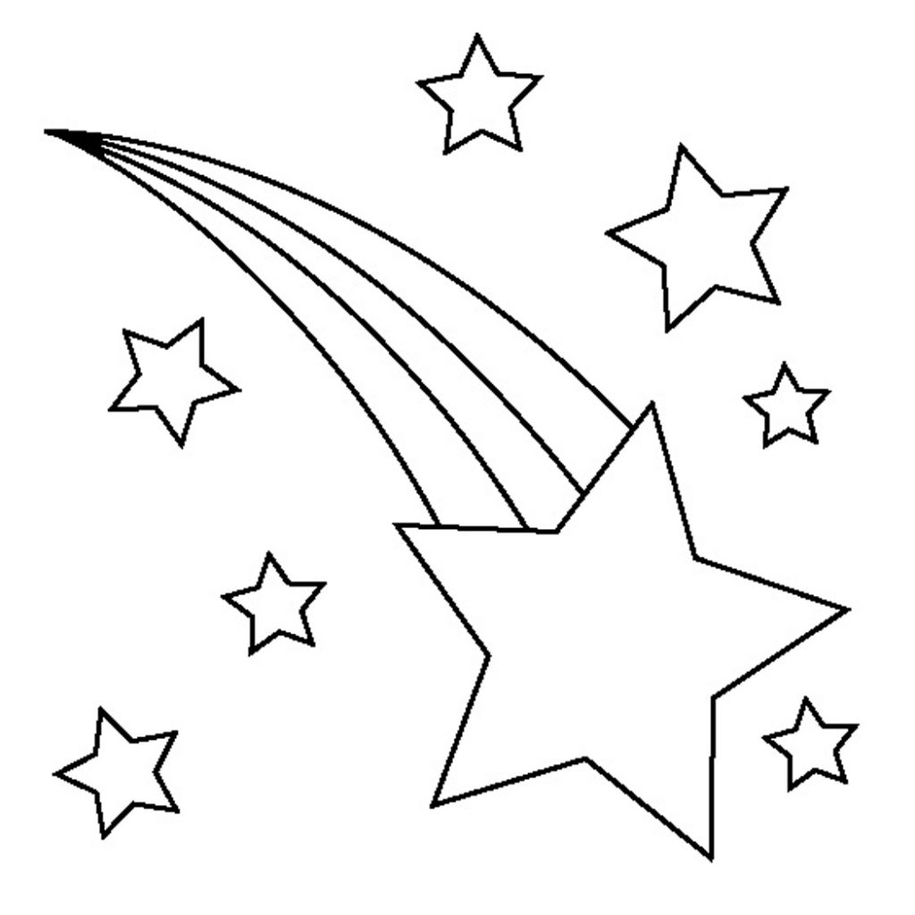 Shooting Star Coloring Page Newyork 1024x1024 Shooting Star Coloring Page Newyork