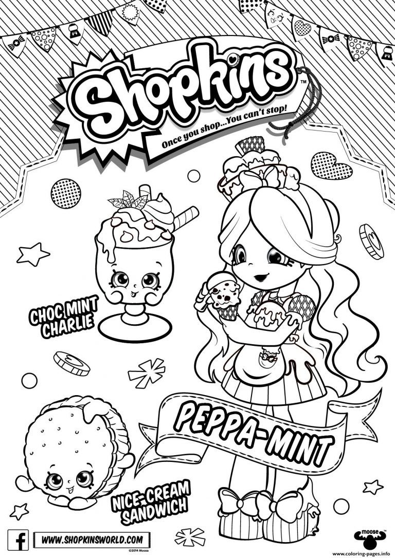 768x1086 Printable Shopkins Coloring Pages Season 4 Best