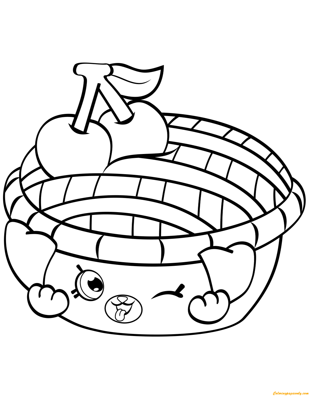 1023x1324 Shy Pie Shopkin From Season 4 Coloring Page