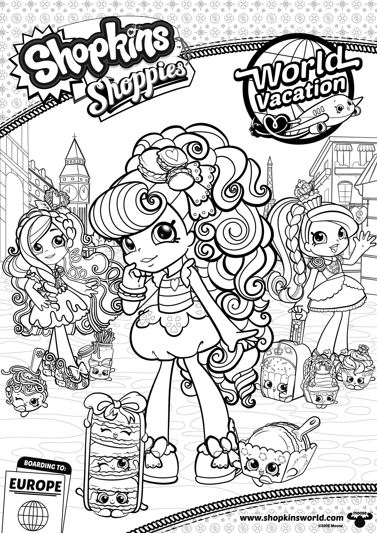Shopkins Girl From Season 8 Coloring Page Shoppies Group Get 1241x1755 Shopkins Girl From Season 8 Coloring Page Shoppies Group Get
