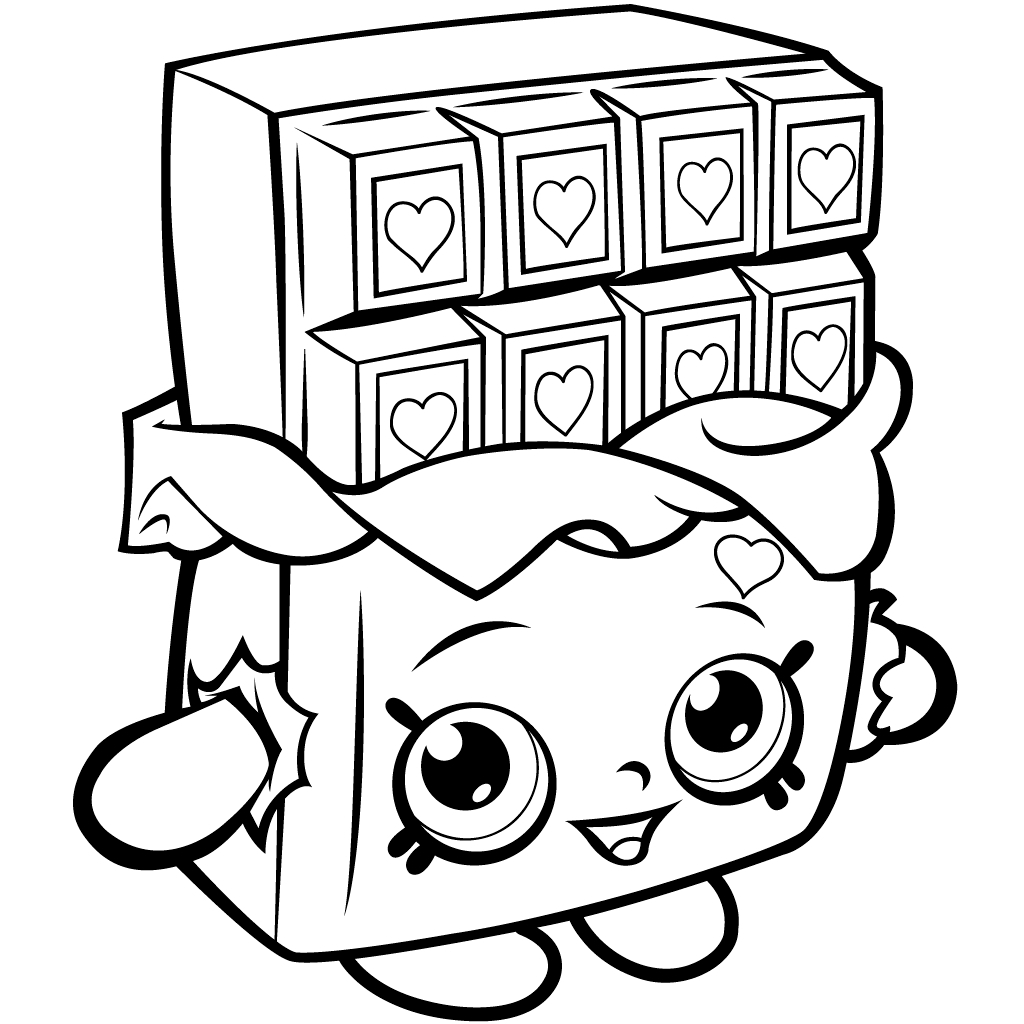 1024x1024 Awesome Shopkins Coloring Pages Cheeky Chocolate Gallery
