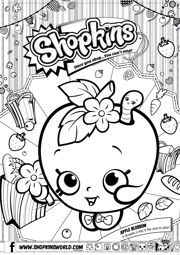 595x842 Shopkins Coloring Pages