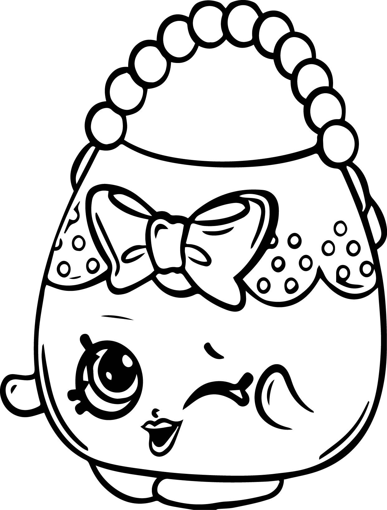 1241x1636 Shopkins Coloring Pages 33 Girl B Day Party Download