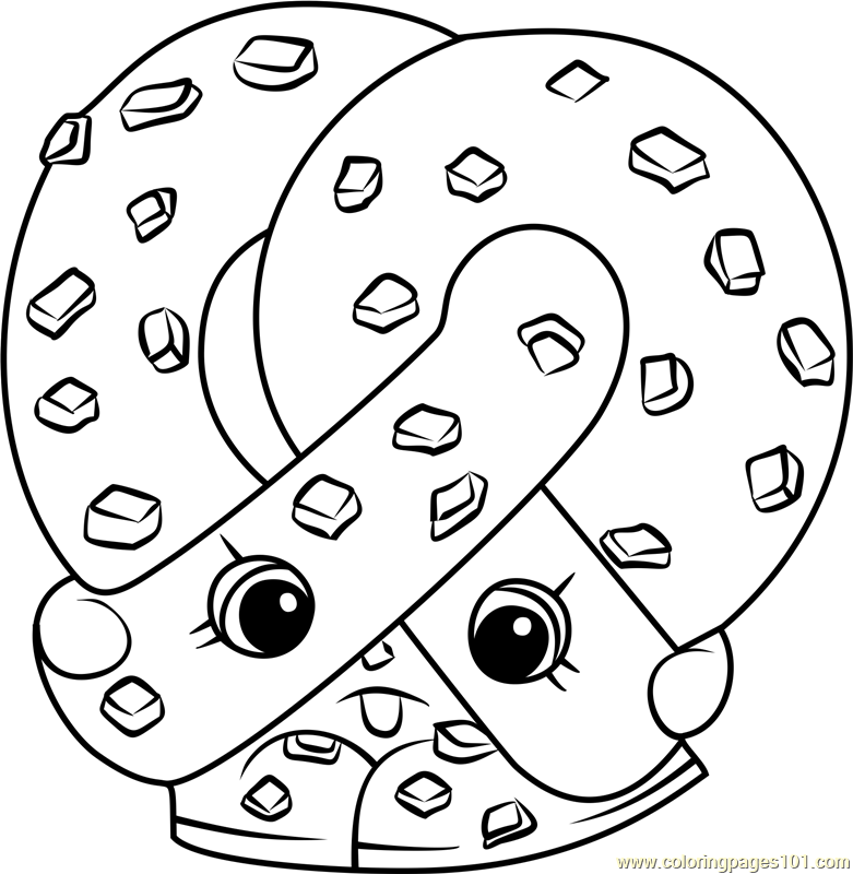 Pretz Elle Shopkins Coloring Page 781x800 Pretz Elle Shopkins Coloring Page