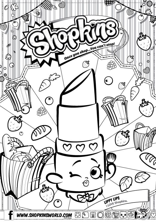 Shopkins Coloring Pages Season 1 595x842 Shopkins Coloring Pages Season 1