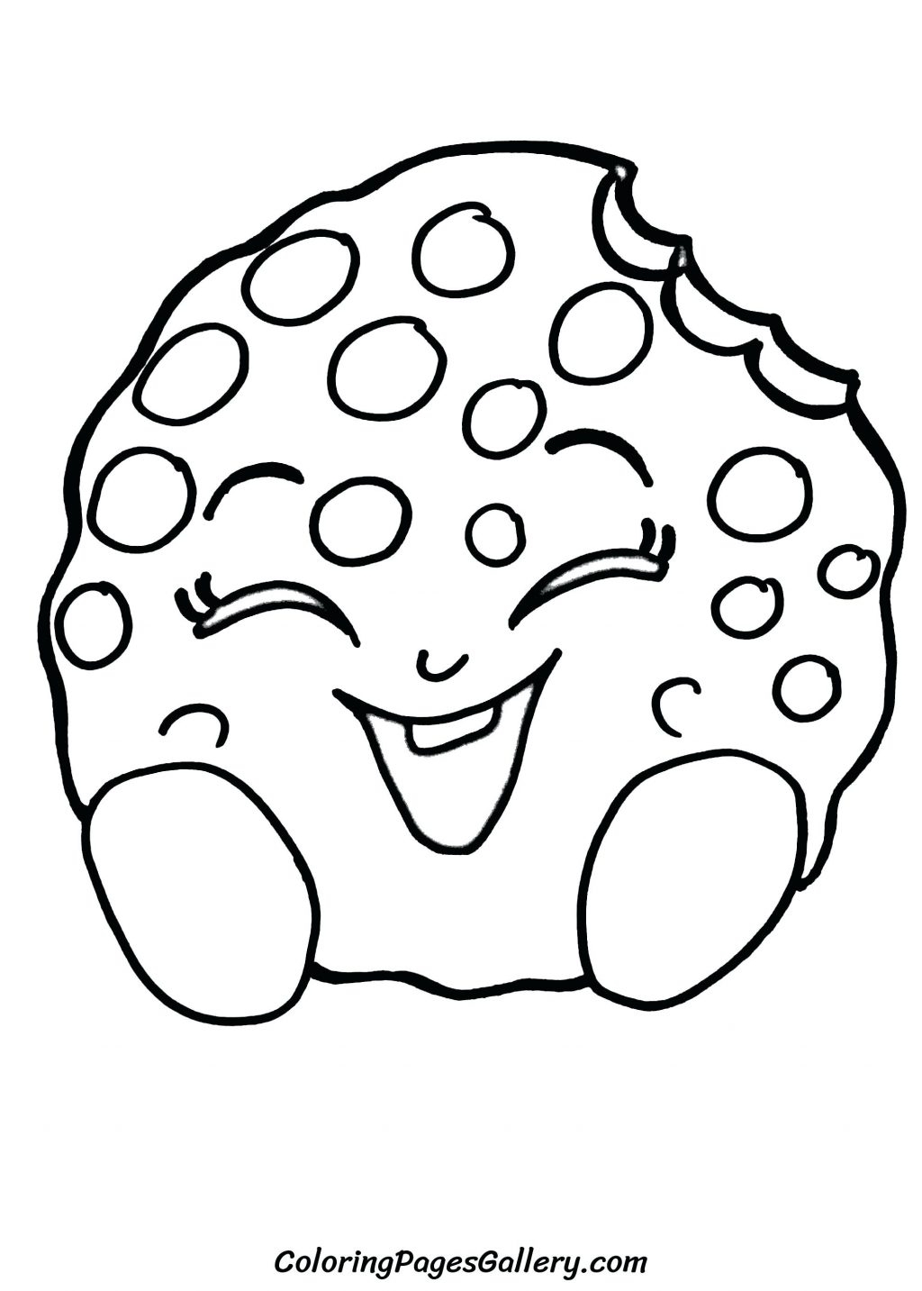 1024x1433 Shopkins Cookie Cookie Coloring Pages Free Coloring For Kids 2018