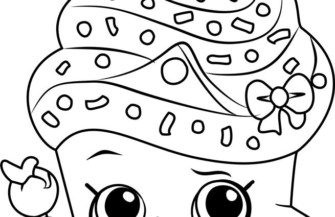 Shopkins Coloring Pages Cupcake Queen at GetColorings.com | Free ...