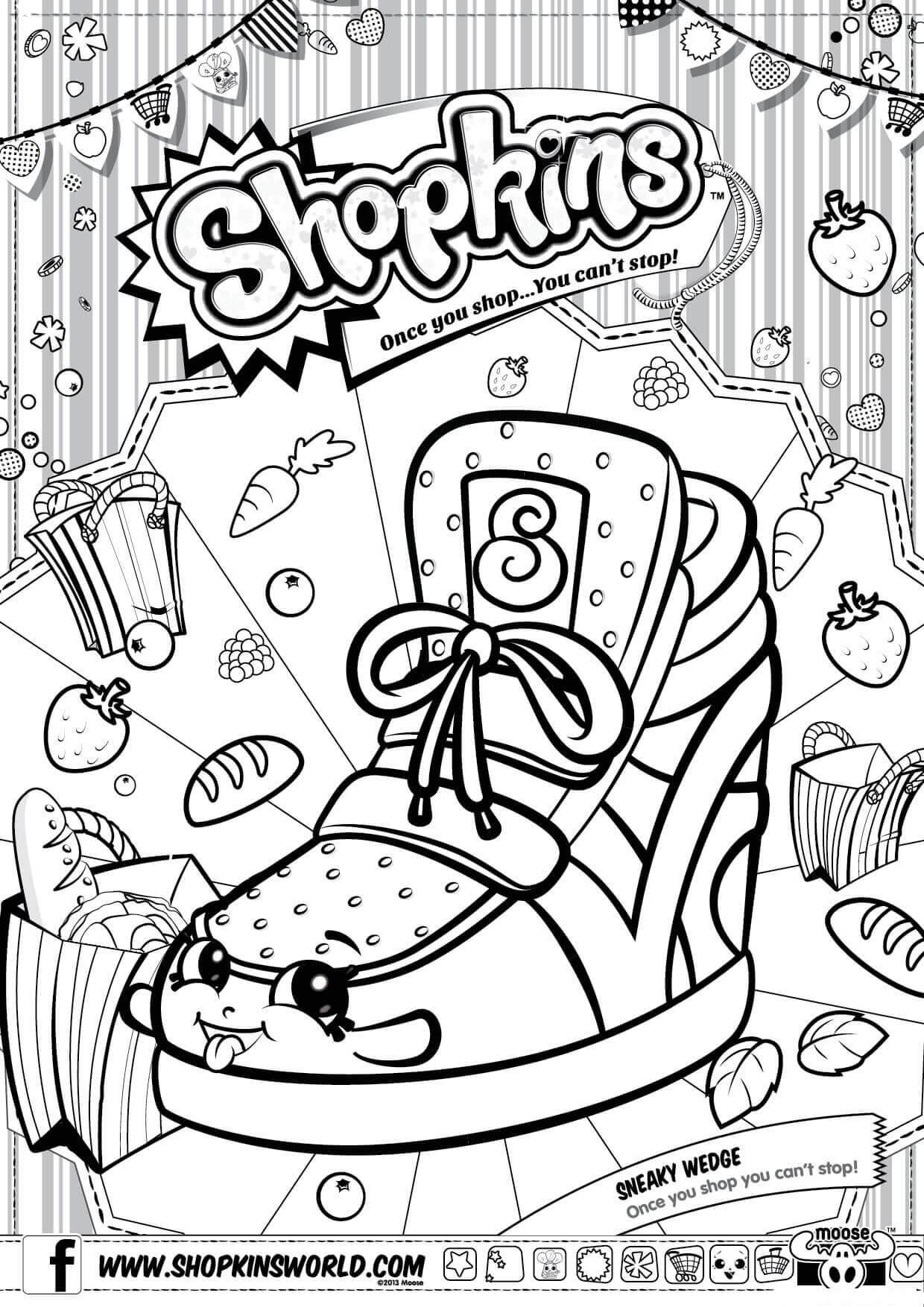 1240x1754 Shopkins Coloring Pages 8 Free