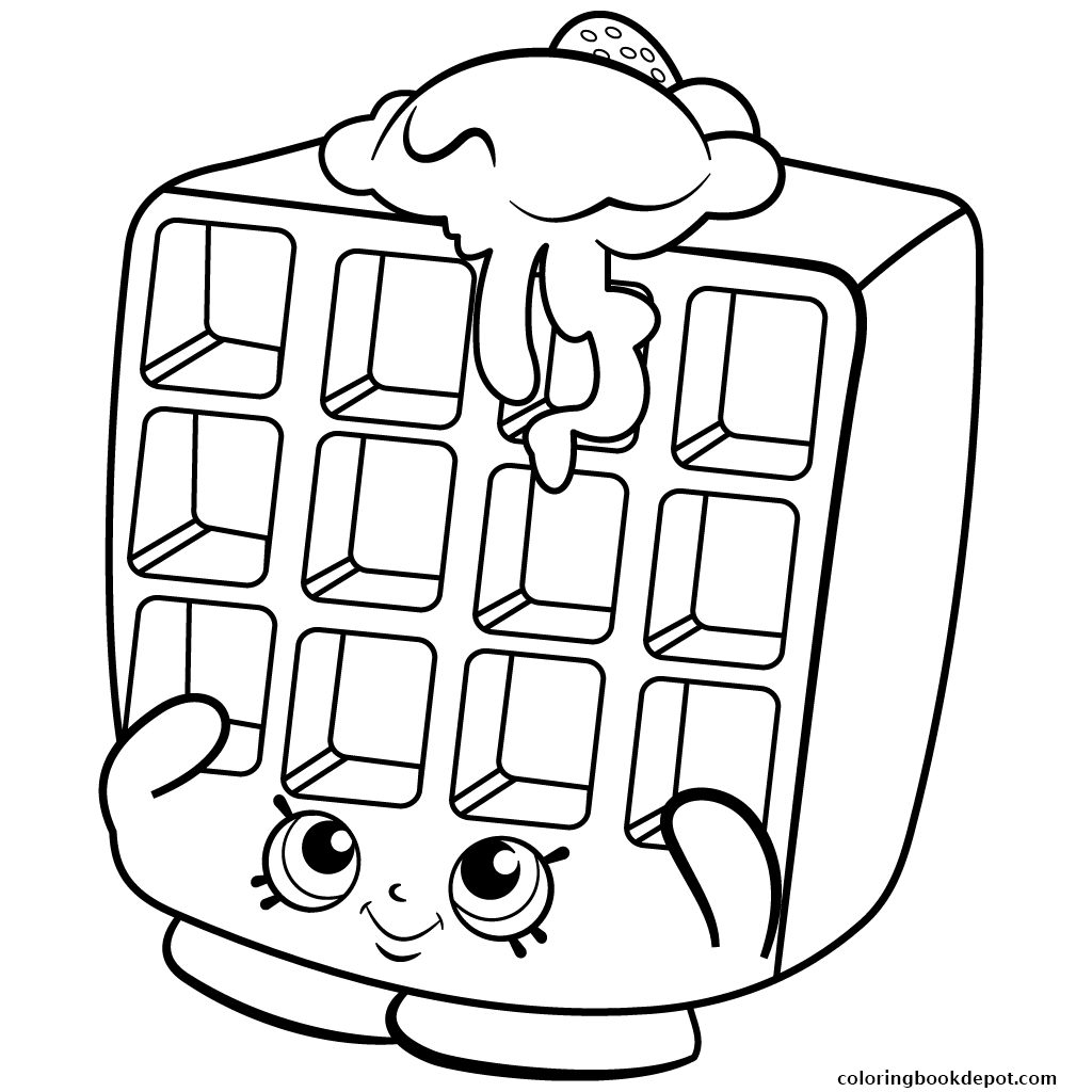 1024x1024 Waffle Sue Shopkins Season 2 Coloring Pages