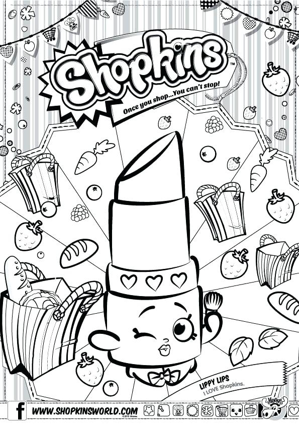 595x842 Coloring Pages Shopkins Season 3 Limited Edition Shopkins Coloring