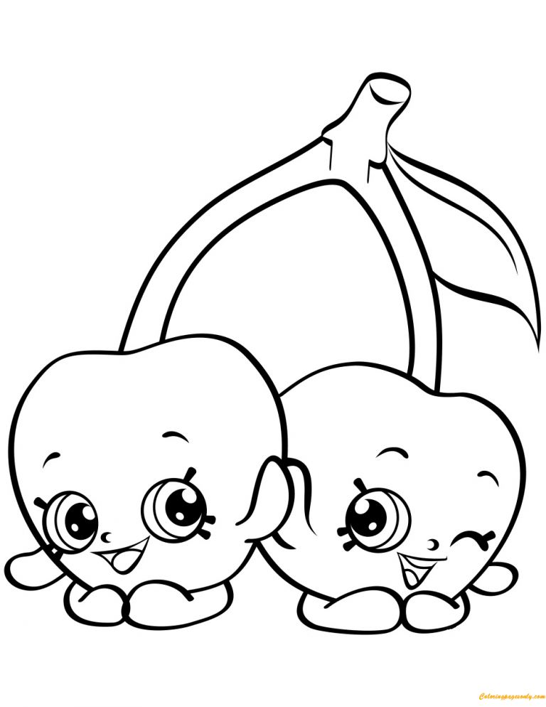 Impressive Decoration Shopkin Coloring Pages Cheeky Cherries 768x994 Impressive Decoration Shopkin Coloring Pages Cheeky Cherries
