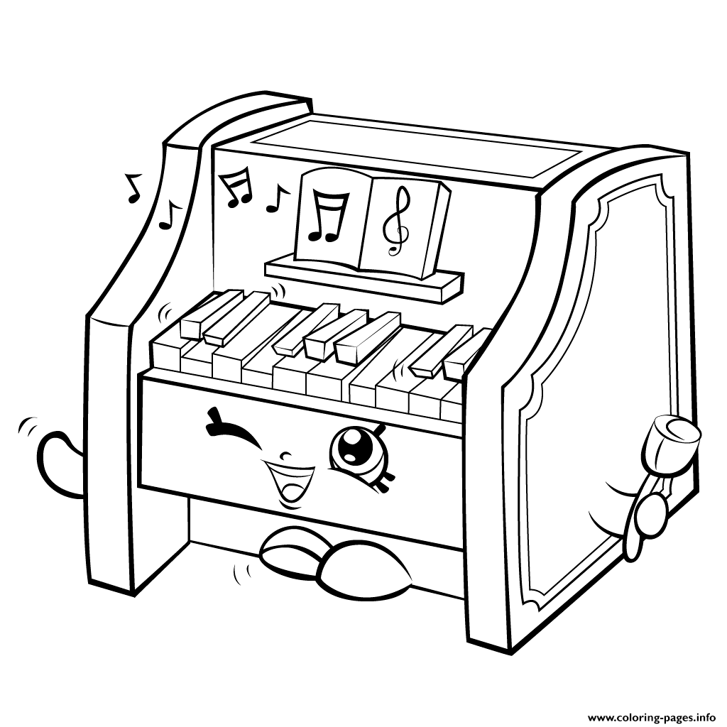 1024x1024 Print Piano Shopkins Season 5 Coloring Pages Grants