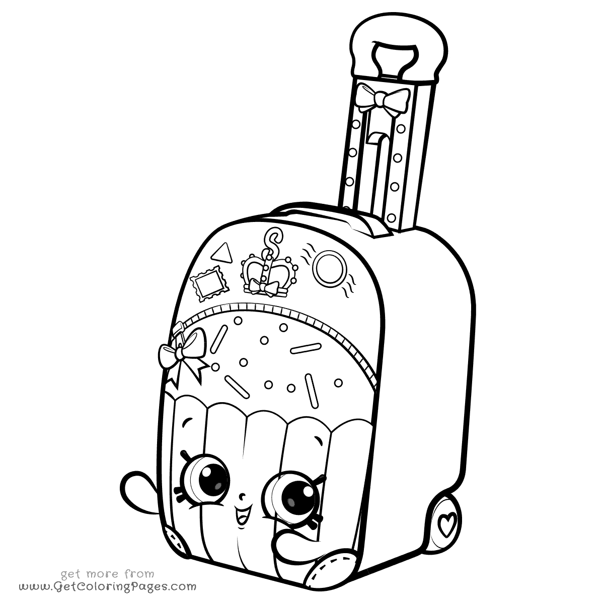 Shopkins Coloring Pages Shoppies