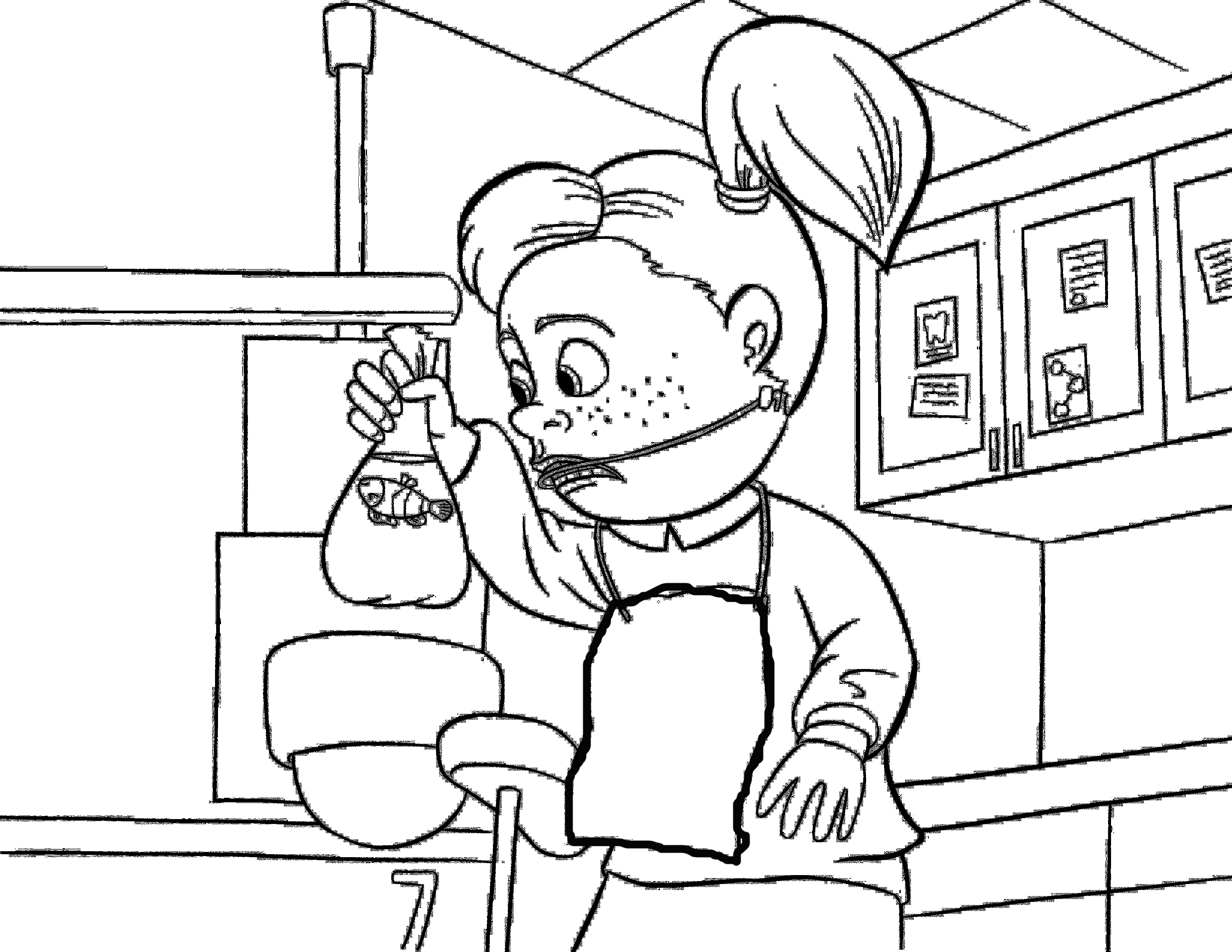 3300x2550 Finding Nemo Darla Catch Finding Nemo Coloring Pages New