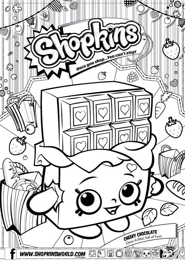 Shopkins Coloring Pages Printables 595x842 Shopkins Coloring Pages Printables