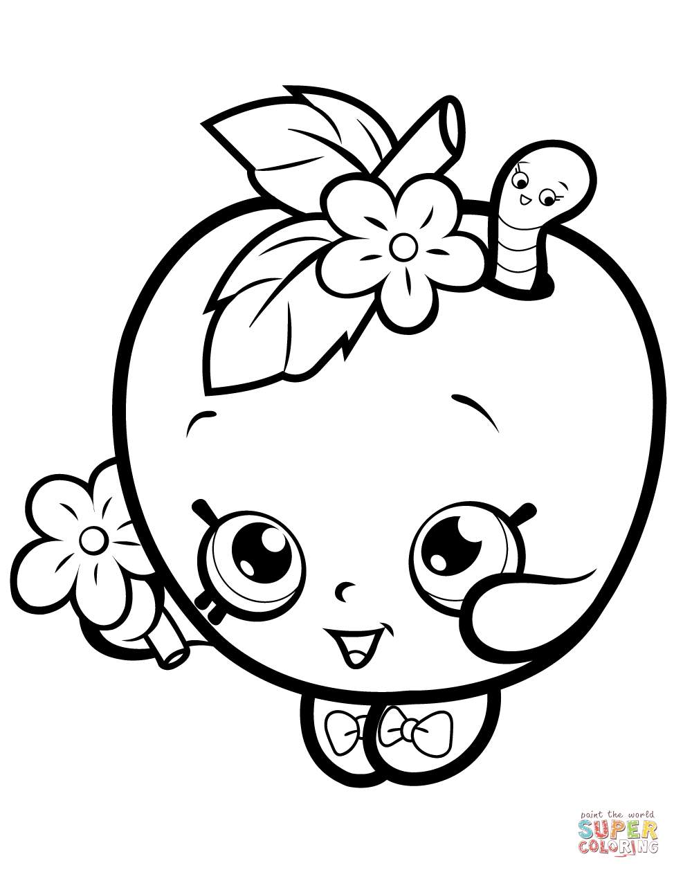 Apple Blossom Shopkin Coloring Page Print Shop 974x1260 Apple Blossom Shopkin Coloring Page Print Shop