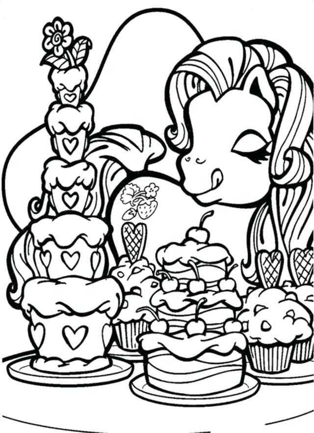 640x881 Cupcake Coloring Pages Cupcake Coloring Page Shopkins Cupcake
