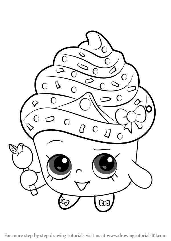 Shopkins Cupcake Queen Coloring Pages at GetColorings.com | Free ...