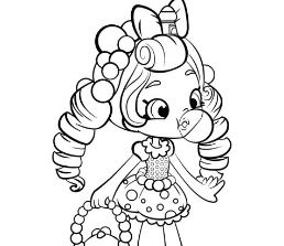 258x223 Sheet Work Shopkins Coloring Page