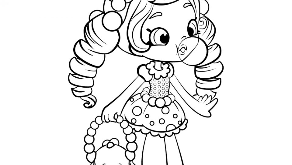 960x544 Classy Color Blocking Paper Doll Coloring Page Cute Pages Of Dolls