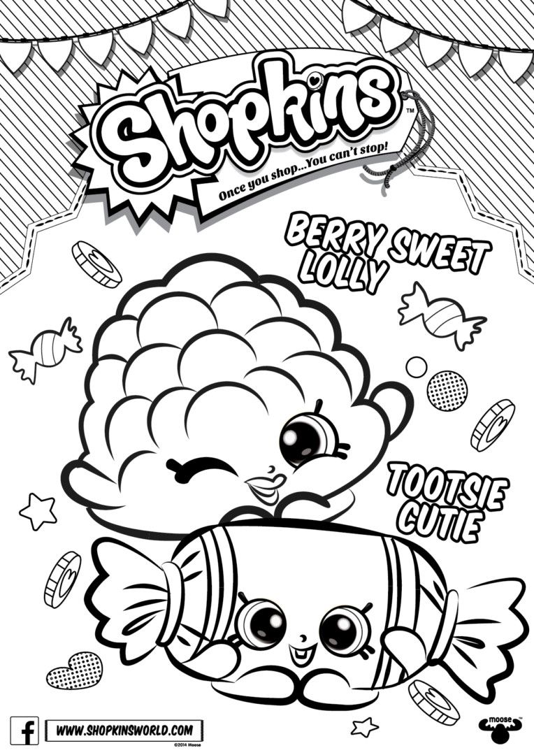 Shopkins Girl Coloring Pages at GetColorings.com | Free printable ...