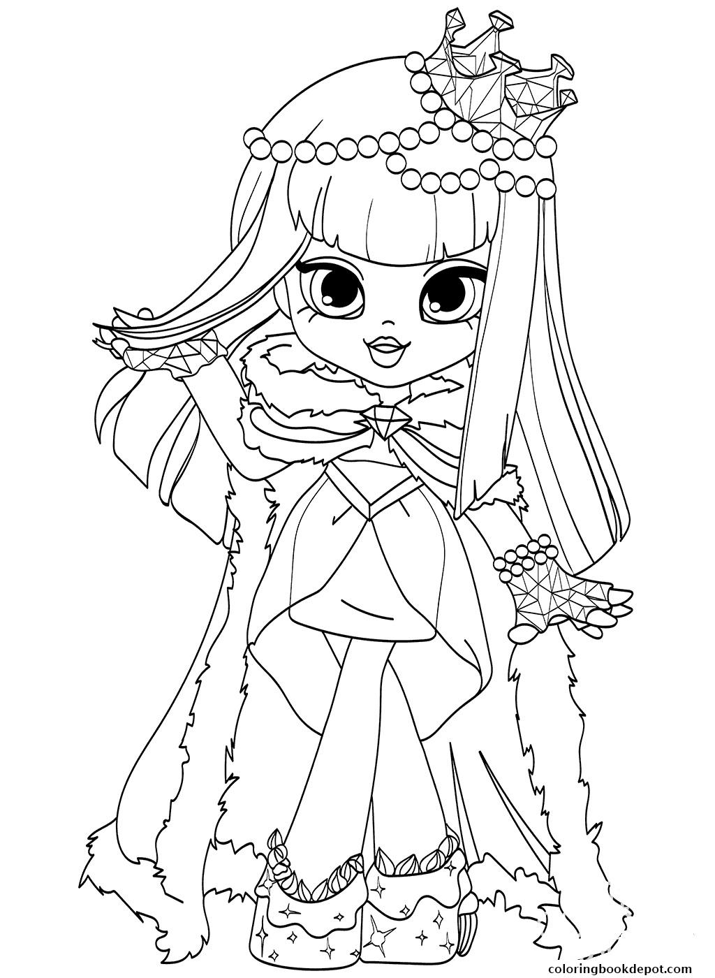Endorsed Shopkins Dolls Coloring Pages Shoppies Page 1024x1400 Endorsed Shopkins Dolls Coloring Pages Shoppies Page