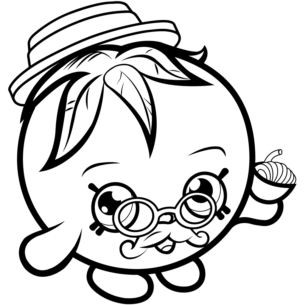 Limited Edition Shopkins Papa Tomato Coloring Page 1024x1024 Limited Edition Shopkins Papa Tomato Coloring Page