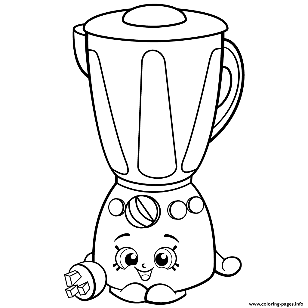 Print Brenda Blender From Homewares Shopkins Season 2 Coloring 1024x1024 Print Brenda Blender From Homewares Shopkins Season 2 Coloring