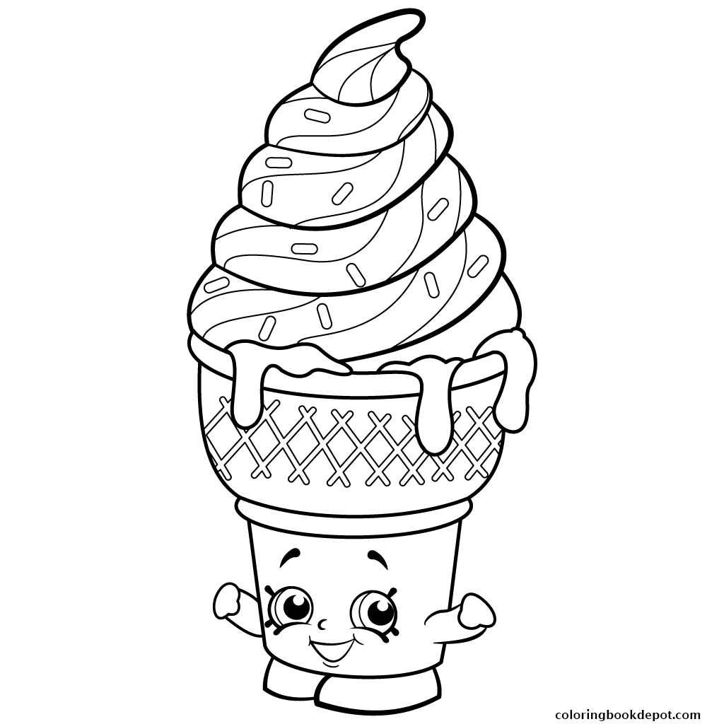 Sweet Ice Cream Dream Shopkins Season 2 Coloring Pages 1024x1024 Sweet Ice Cream Dream Shopkins Season 2 Coloring Pages