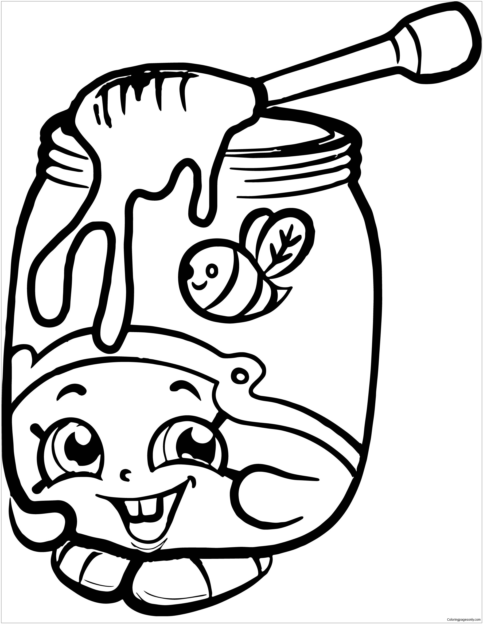 2056x2653 New Honeeey Shopkins Season 2 Coloring Page Free Coloring Pages