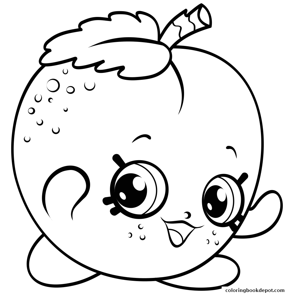 1024x1024 Apricot Shopkins Season 4 Coloring Pages