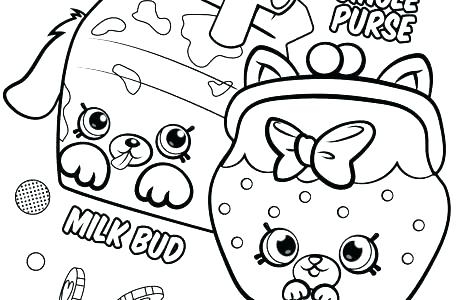 460x300 Coloring Pages Shopkins Season 4