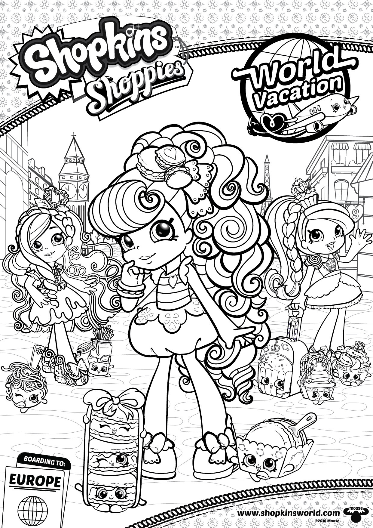 1241x1755 Shopkins Season 8 Coloring Pages