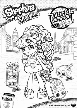 Shopkins World Coloring Pages