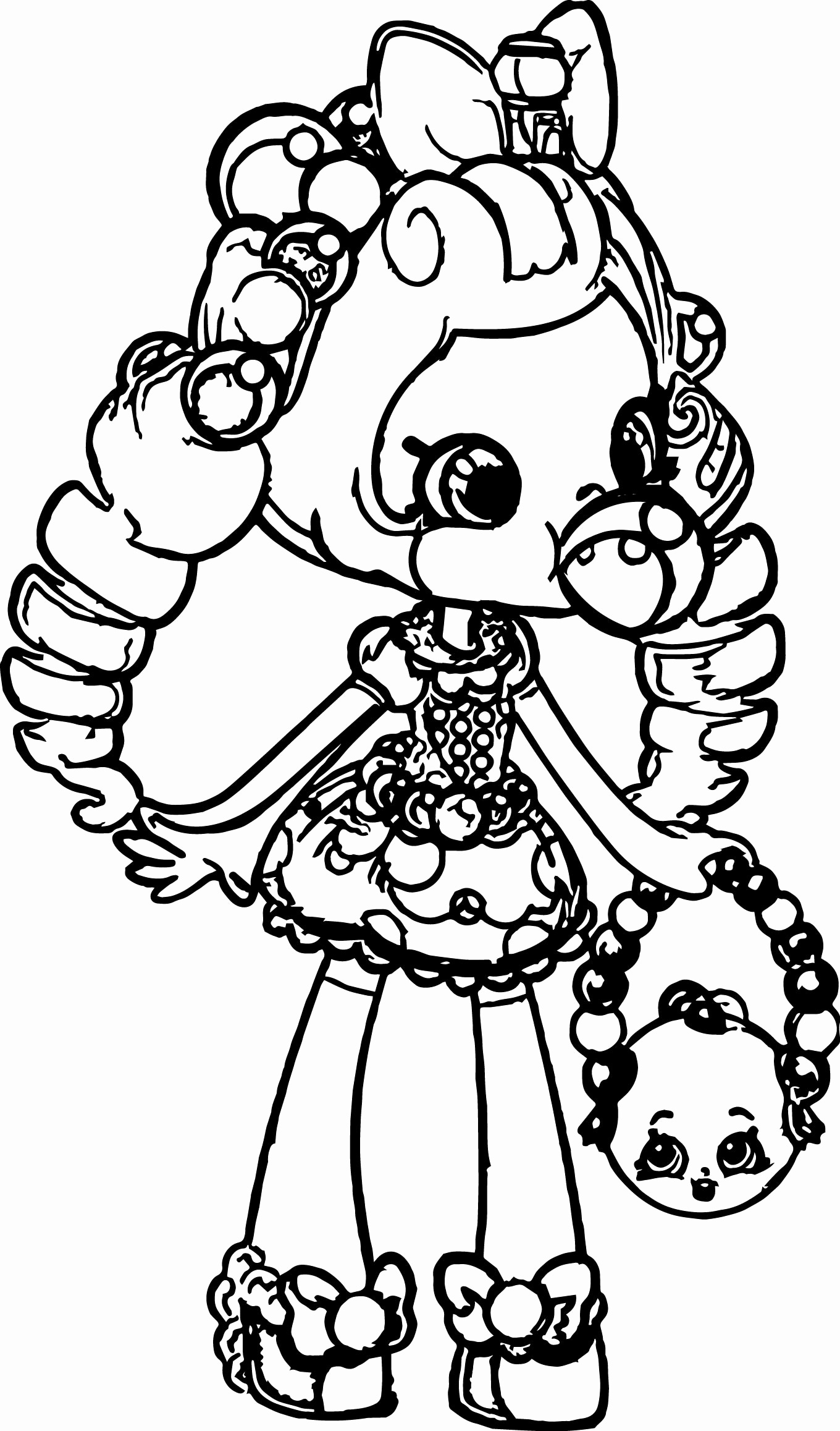 Shoppie Dolls Coloring Pages at GetColorings.com | Free printable