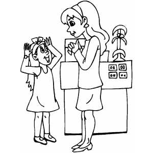 Girl Shopping Coloring Sheet 300x300 Girl Shopping Coloring Sheet