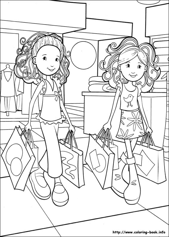 Groovy Girls Coloring Picture 567x794 Groovy Girls Coloring Picture