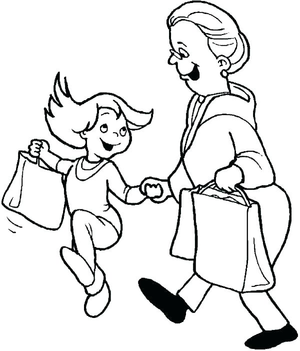 Shopping Coloring Pages Shopping Centre Colouring Pages Edusmart.co 600x701 Shopping Coloring Pages Shopping Centre Colouring Pages Edusmart.co