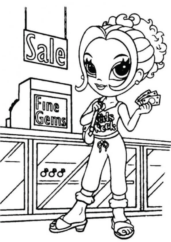 Shopping Mall Coloring Pages