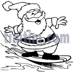 Santa In Shorts Coloring Page Outlined Santa In Shorts, Running 236x240 Santa In Shorts Coloring Page Outlined Santa In Shorts, Running