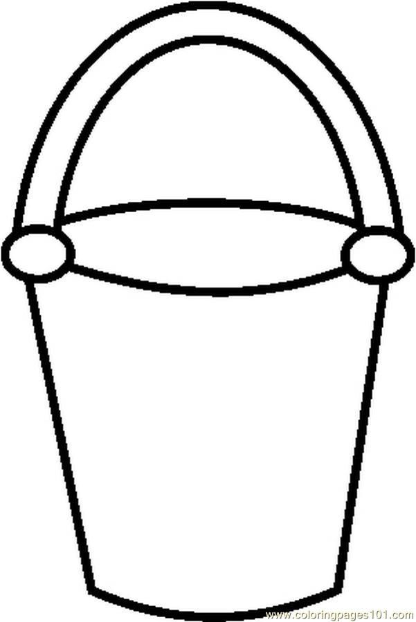 601x900 Bucket And Shovel Coloring Page Bucket Printable Natural World