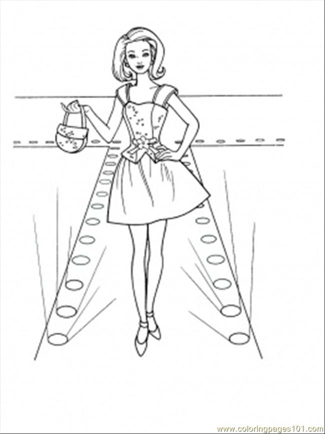 Fashion Show Coloring Page 650x868 Fashion Show Coloring Page