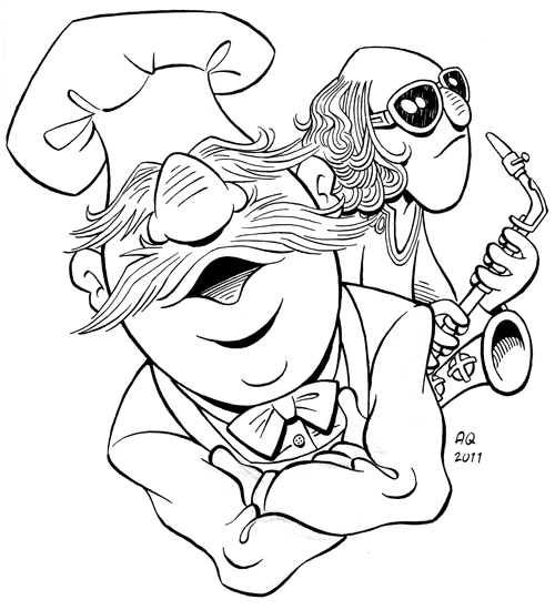 The Muppet Show Swedish Chef Coloring Page 500x550 The Muppet Show Swedish Chef Coloring Page