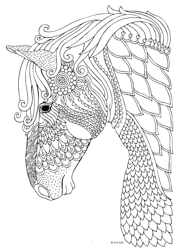 600x849 Horse Jumping Coloring Pages Coloring Pages Of Horses Detailed